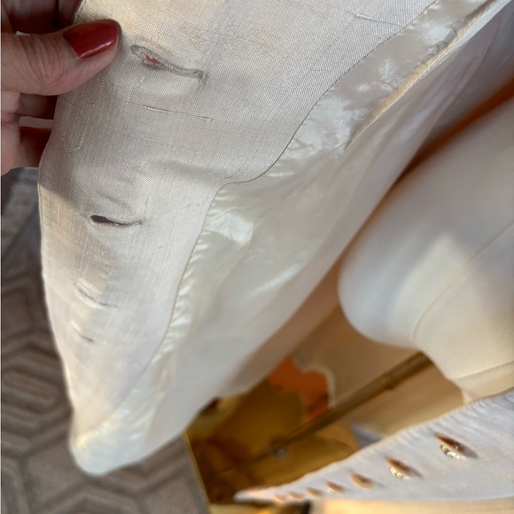 Vintage 80s silk midi shirt dress Sz 6 Sm / M - Picture 14 of 17